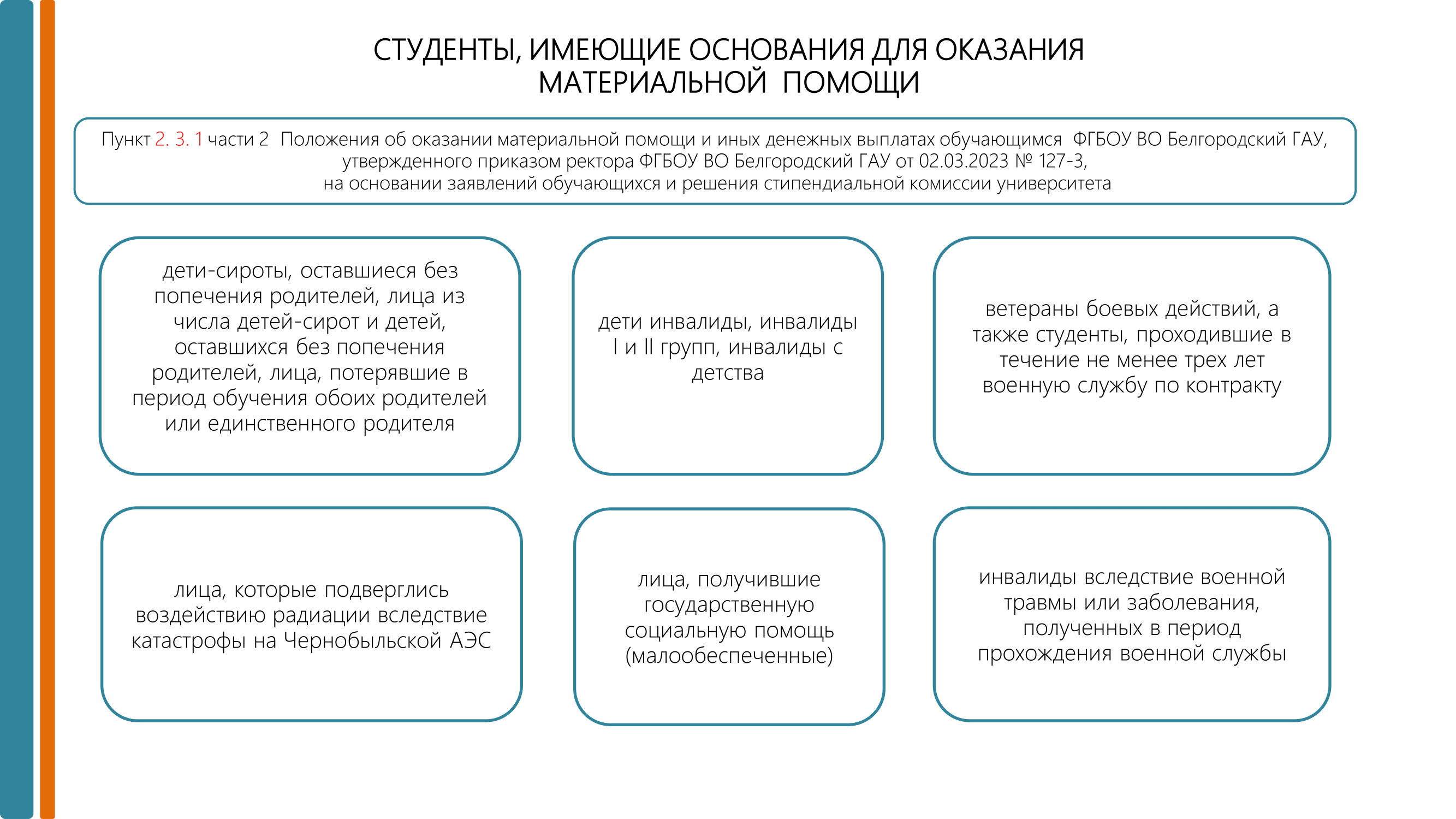 Материальная помощь